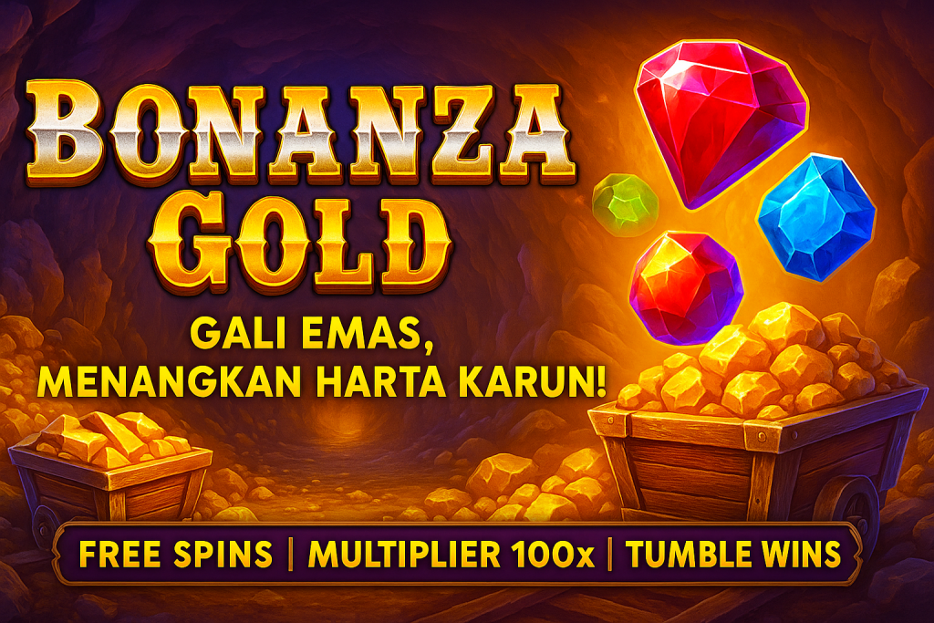 Bonanza Gold adalah game slot yang memadukan tema tambang emas yang seru